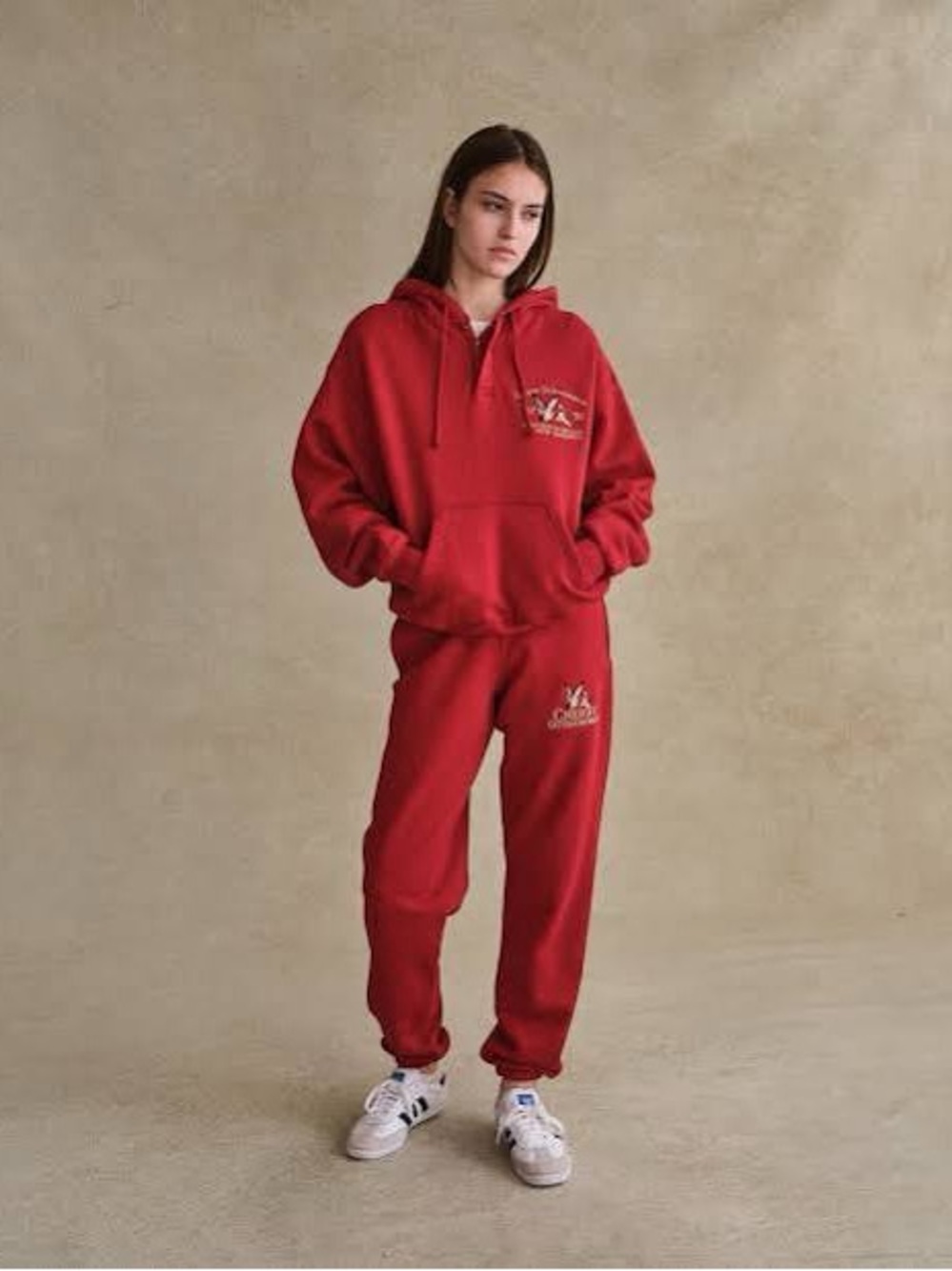 Cherry LA Red Crewneck Hoodie | Medium